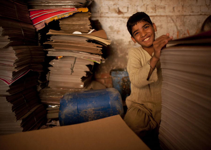 kitab khana, child labor pakistan, innocence lost, book binding