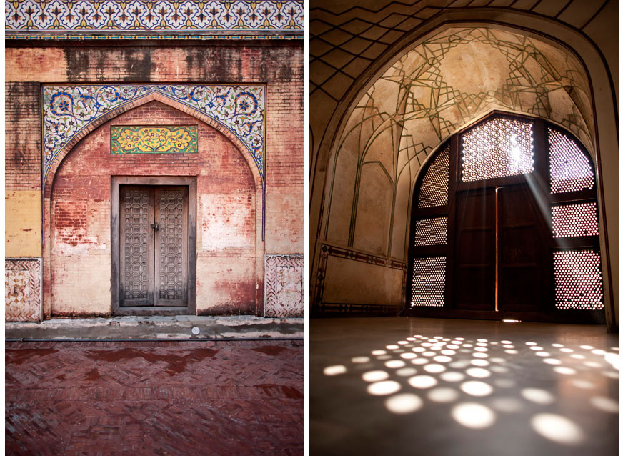 wazir khan mosque, shahi hamam, mughal architecture, lahore old buildings