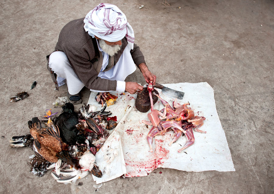 qasaee, butcher, halal chicken, roadside venders, street sellers, lahori foods, khanay, pakistani